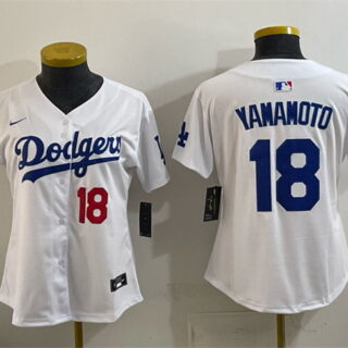 Youth Los Angeles Dodgers #18 Yoshinobu Yamamoto White 2025 World Series Champions Home Limited Stitched Baseball Jersey