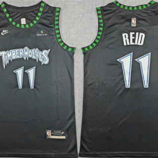 Youth Minnesota Timberwolves #11 Naz Reid Black 2025-26 Classic Edition Stitched Jersey