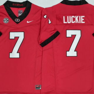 Georgia Bulldogs #7 Lawson Luckie Red 2025 F.U.S.E. Stitched Jersey