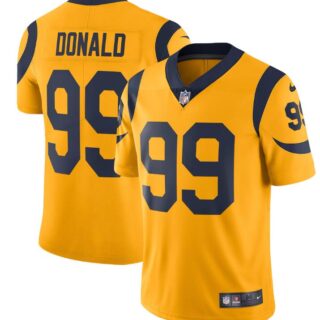 Men's Los Angeles Rams Active Player Custom Gold 2025 Color Rush Limited Stitched Football Jersey