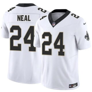 Men's New Orleans Saints #24 Devin Neal White 2025 F.U.S.E Vapor Limited Stitched Football Jersey