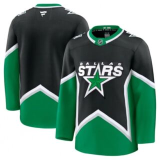 Men's Dallas Stars Blank Black 2025-26 Alternate Stitched Hockey Jersey