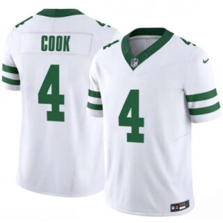 Men's New York Jets #4 Brady Cook White 2025 F.U.S.E. Vapor Untouchable Limited Football Stitched Jersey