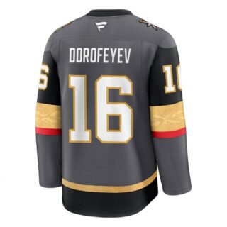 Men's Vegas Golden Knights #16 Pavel Dorofeyev Gray Authentic Jersey