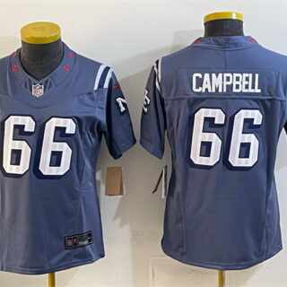 Women's New England Patriots #66 Will Campbell 2025 Rivalries Stitched Football Jersey(Run Small)