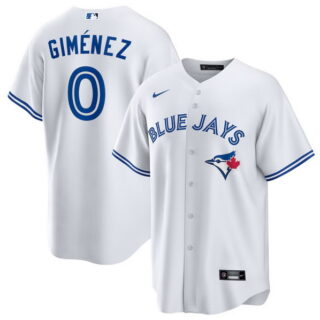 Men's Toronto Blue Jays #0 Andres Gimenez White Home Jersey