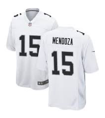 Las Vegas Raiders #15 MENDOZA White Vapor Limited Stitched Jersey