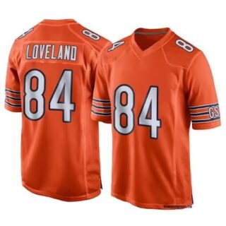 Men's Chicago Bears #84 Colston Loveland Orange Vapor Untouchable Stitched Football Jersey