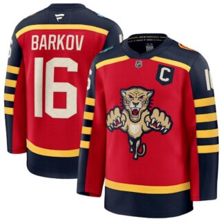Men's Florida Panthers #16 Aleksander Barkov Red 2026 With C Patch Winter Classic Stitched Hockey Jersey