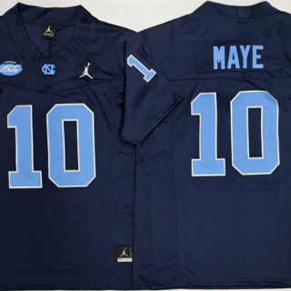 Men's North Carolina Tar Heels #10 Drake Maye Navy 2026 F.U.S.E. Limited College Stitched Jersey