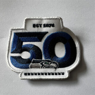 Seattle Seahawks 50th Season Patch