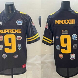 Men's Black Football Championship Stitched Jersey