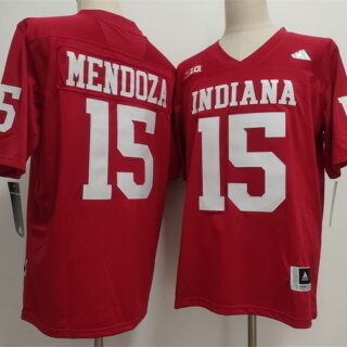 Men's Indiana Hoosiers #15 Fernando Mendoza Red 2026 Stitched Basketball Jersey