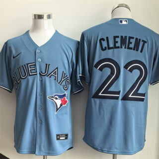 Men's Toronto Blue Jays #22 Ernie Clement Light Blue 2025 Cool Base Stitched Baseball Jersey