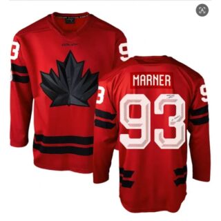 Men's Canada Hockey #93 Mitch Marner Red 2026 Olympics Stitched Jersey