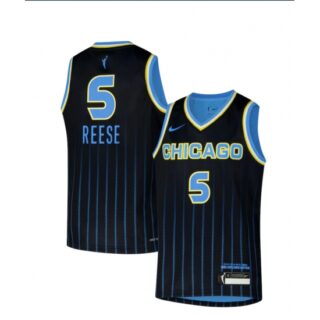 Men's Gameday Greats Angel Reese #5 Black Chicago Sky Lightweight basketball jersey
