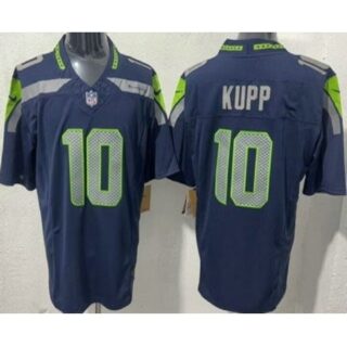 Men's Seattle Seahawks #10 Cooper Kupp Limited Navy FUSE Vapor Jersey
