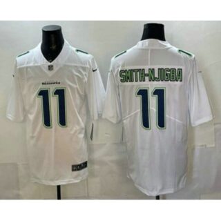 Men's Seattle Seahawks #11 Jaxon Smith-Njigba Limited White Fashion Vapor Jersey