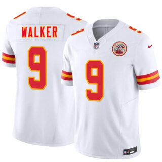 Men's Kansas City Chiefs #9 Kenneth Walker III White 2026 F.U.S.E. Vapor Untouchable Limited Stitched Football Jersey