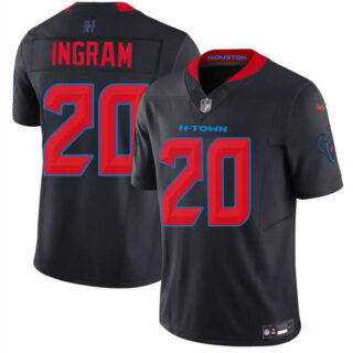Men's Houston Texans #20 Ja'Marcus Ingram Navy 2nd Alternate 2026 F.U.S.E. Vapor Limited Stitched Football Jersey
