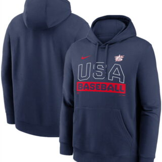 Men's USA Baseball Navy 2026 World Baseball Classic Club Hoodie