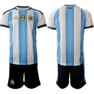 Men's Argentina Blank National Team FIFA x World Cup 2026 Home White On Field Jersey