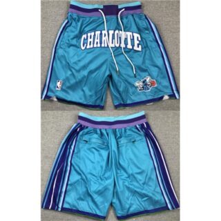 Mens Charlotte Hornets Teal Shorts