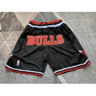 Men's Chicago Bulls Black Shorts