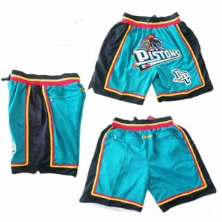 Men's Detroit Pistons Throwback Shorts (Run Smaller)