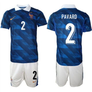 Men's France #2 PAVARD National Team FIFA x World Cup 2026 Home On Field Jersey