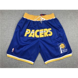 Men's Indiana Pacers Blue NBA Shorts (Run Smaller)