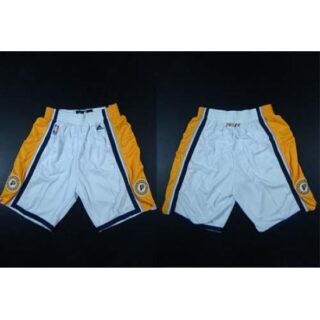 Men's Indiana Pacers White NBA Shorts