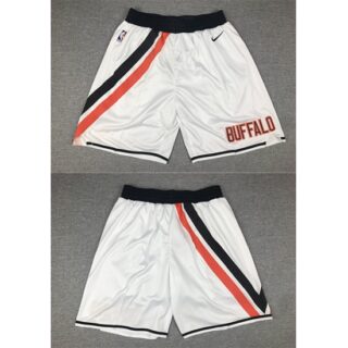 Men's Los Angeles Clippers Retro White Shorts (Run Smaller)