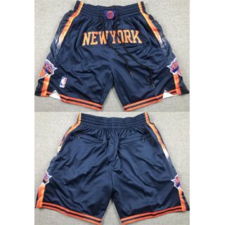 Men's New Yok Knicks Navy Shorts (Run Small)