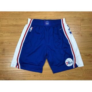 Men's Philadelphia 76ers Blue NBA Shorts (Run Smaller)