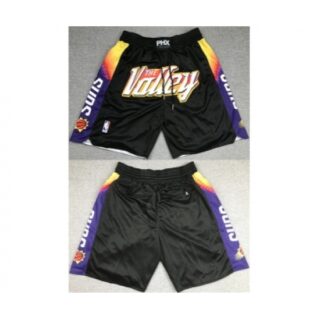 Mens Phoenix Suns Black Shorts (Run Small)