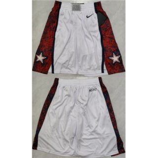 Men's Team USA White Red Shorts (Run Small)