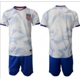 Men's United States USA Blank or Custom Team FIFA x World Cup 2026 Home White On Field Suit Jersey