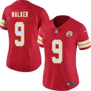 Women's Kansas City Chiefs #9 Kenneth Walker III Red 2026 Vapor Untouchable Limited Stitched Jersey(Run Small)